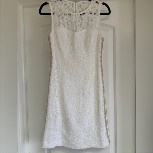 LILLY PULITZER MILA SHIFT DRESS RESORT WHITE - Picture 4 of 8